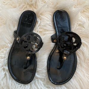 Tory Burch black Miller sandals
